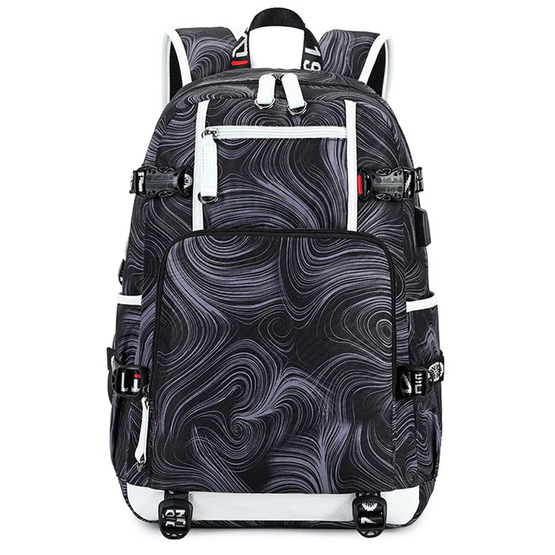 Fengdong teenage boy school backpack high school backpack with usb lightweight backpacks for university students big school bags