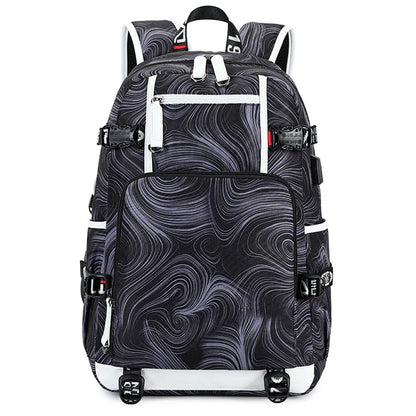 Fengdong teenage boy school backpack high school backpack with usb lightweight backpacks for university students big school bags