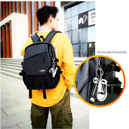 Fengdong teenage school backpack for boy cool large book bag waterproof lightweight school bags for teen boys college Schoolbag