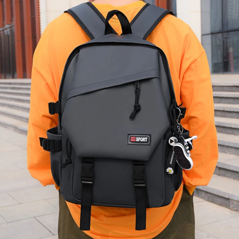 Fengdong teenage school backpack for boy cool large book bag waterproof lightweight school bags for teen boys college Schoolbag
