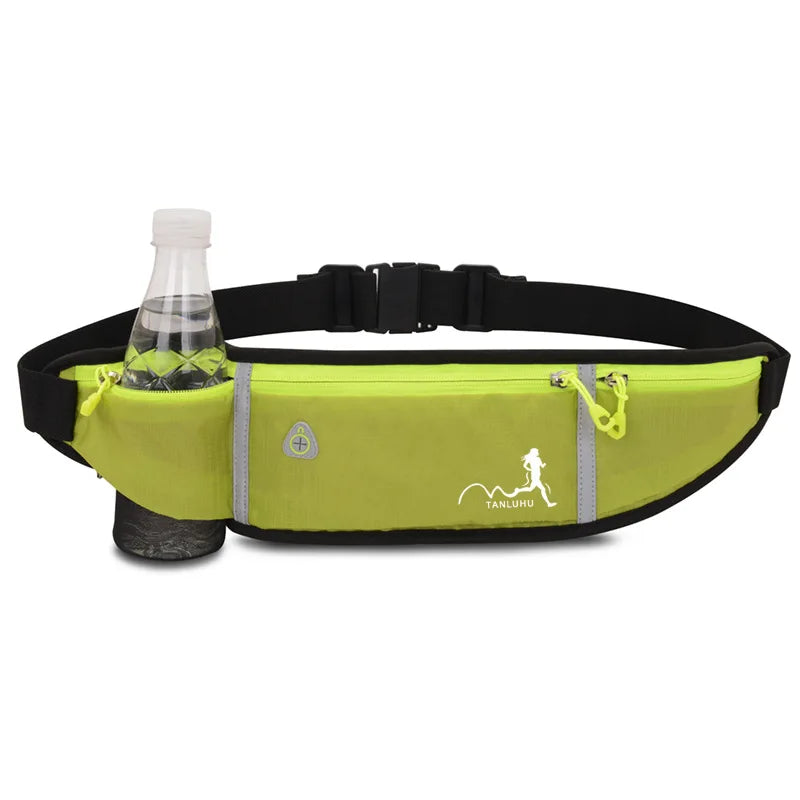 Fengdong ultra thin running bag sports waist bag men multifunctional waist pack sling chest bag anti-theft 5.5 inch phone bag