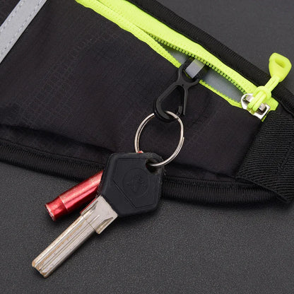 Fengdong ultra thin running bag sports waist bag men multifunctional waist pack sling chest bag anti-theft 5.5 inch phone bag