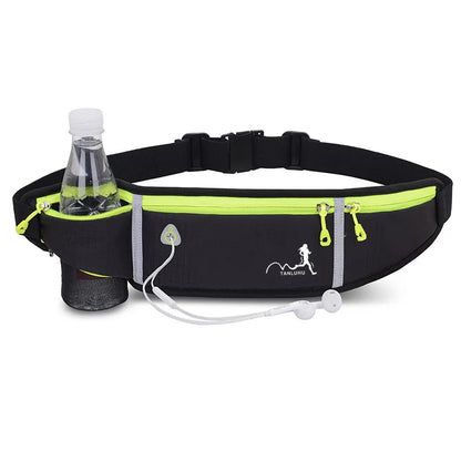 Fengdong ultra thin running bag sports waist bag men multifunctional waist pack sling chest bag anti-theft 5.5 inch phone bag