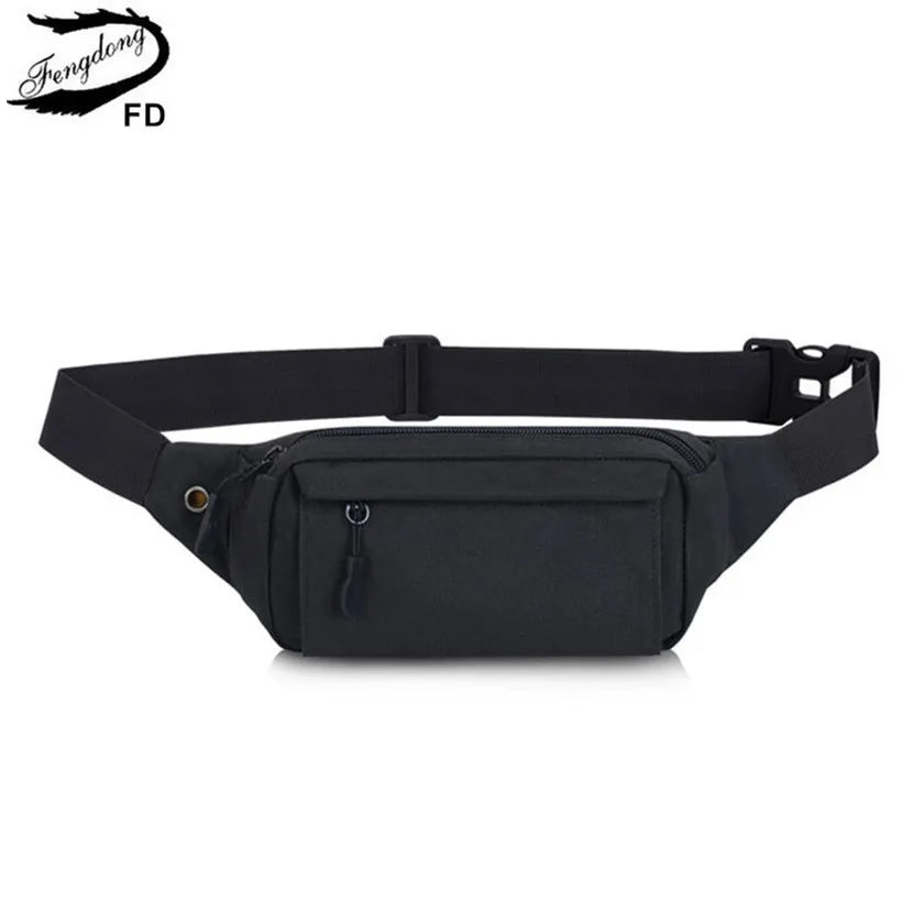 Fengdong waist bag small running belt pack waist belt bag mini crossbody bags for women outdoor travel bag 5.8 inch phone bag