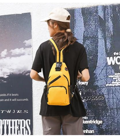 Fengdong women mini backpack small chest bag sling messenger bags female sports bag travel bagpack crossbody bag girl back pack