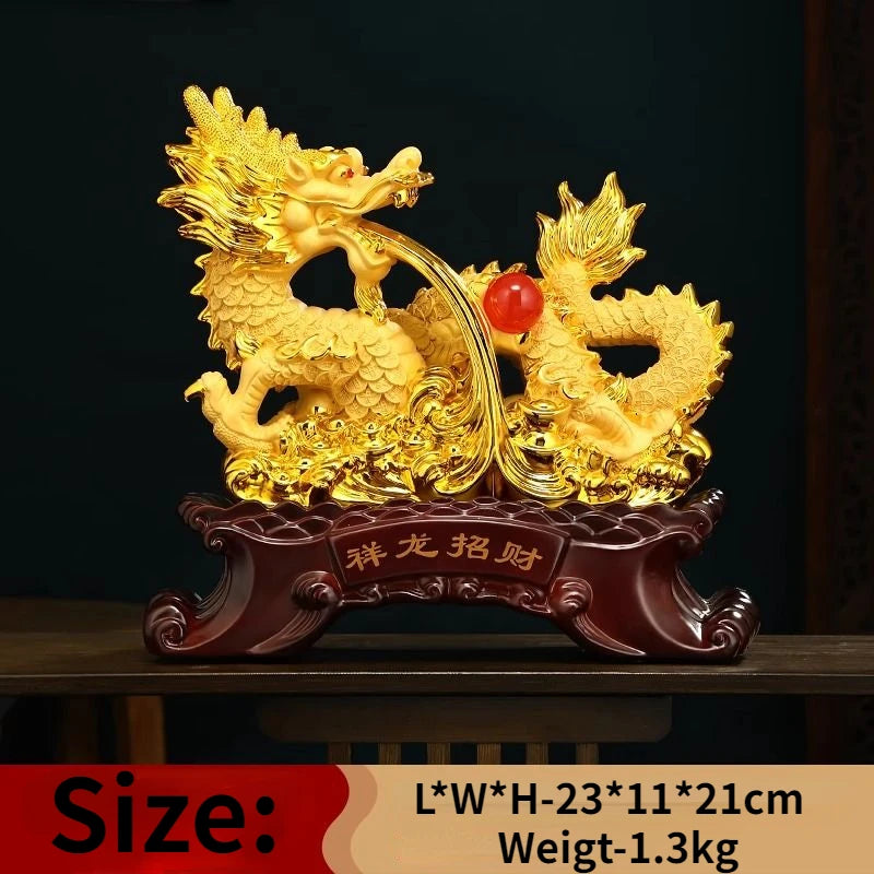 Fengshui Attracting Wealth Auspicious Ornaments Decorations Wealthy Living Room Foyer Office Desk Decorations Opening Gifts