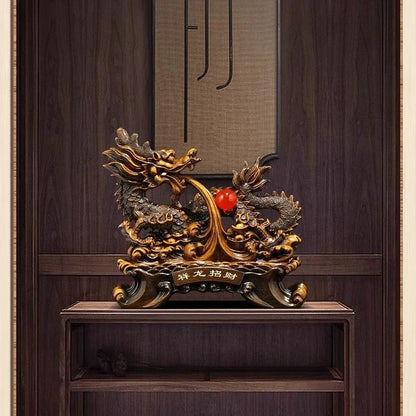 Fengshui Attracting Wealth Auspicious Ornaments Decorations Wealthy Living Room Foyer Office Desk Decorations Opening Gifts