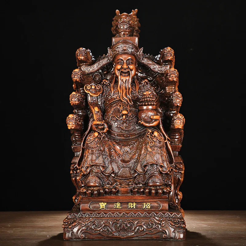 Fengshui God of Wealth Buddha Statue  God of Wealth Fortune-telling  Decorations Household Offerings Opening Gifts