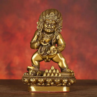 Fengshui Pure Copper God of Wealth Ornaments Buddha Statue Home Office Enshrined To Attract Wealth Statue