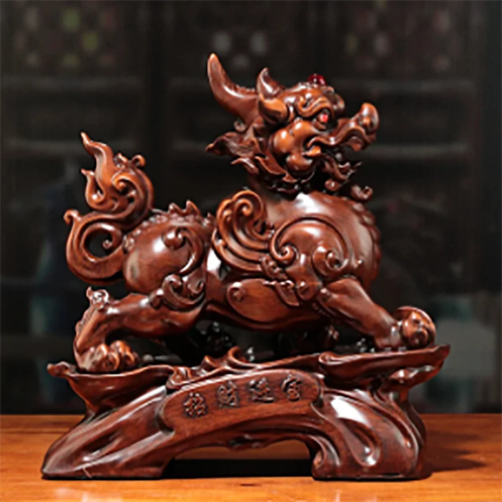 Fengshui Wealth Pixiu Decoration Resin Crafts Office Desk Room Living Room Decoration Company Opening Gift