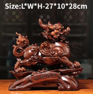 Fengshui Wealth Pixiu Decoration Resin Crafts Office Desk Room Living Room Decoration Company Opening Gift