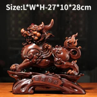 Fengshui Wealth Pixiu Decoration Resin Crafts Office Desk Room Living Room Decoration Company Opening Gift