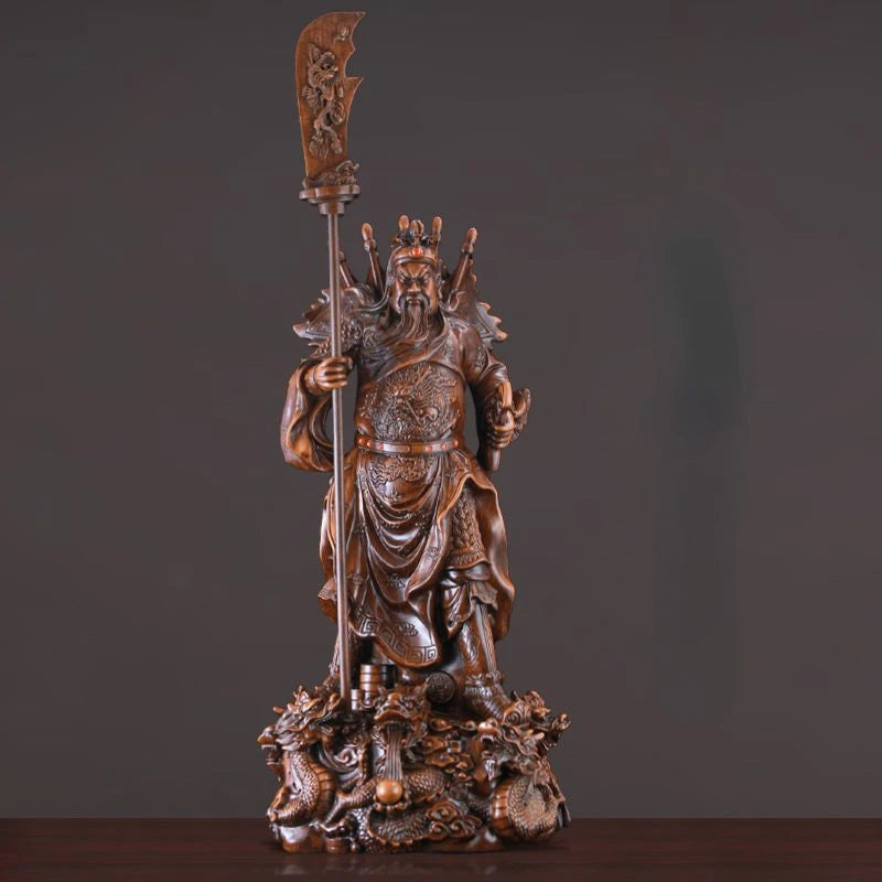 Fengshui Zhaocai Guan Gong Statue Wealth God Piece Guan Yu Statue Living Room Decoration