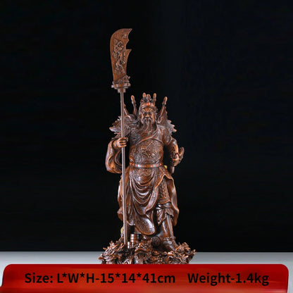 Fengshui Zhaocai Guan Gong Statue Wealth God Piece Guan Yu Statue Living Room Decoration