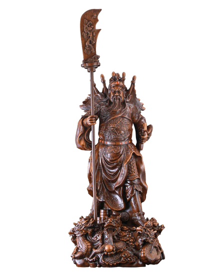 Fengshui Zhaocai Guan Gong Statue Wealth God Piece Guan Yu Statue Living Room Decoration