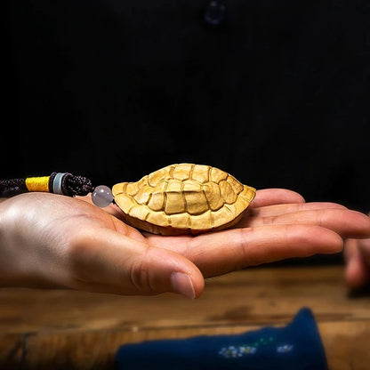Figuras de conchas míticas de madera de tortuga de la suerte, estatua de animales mitológicos, artes, tallado A Mano de madera m