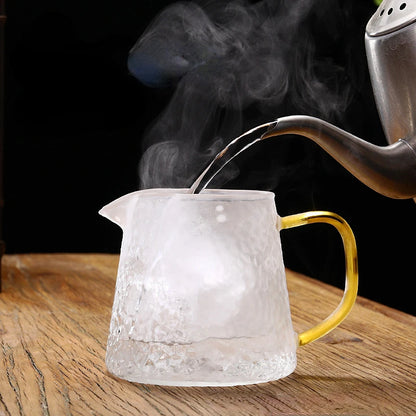 Filter Teapot Glass Cup Flower Tea Kettle Tea Maker Coffee Mug Home New Drinkware Kitchen Dining Bar Garden
