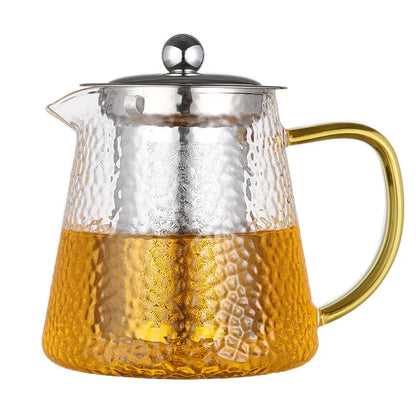 Filter Teapot Glass Cup Flower Tea Kettle Tea Maker Coffee Mug Home New Drinkware Kitchen Dining Bar Garden