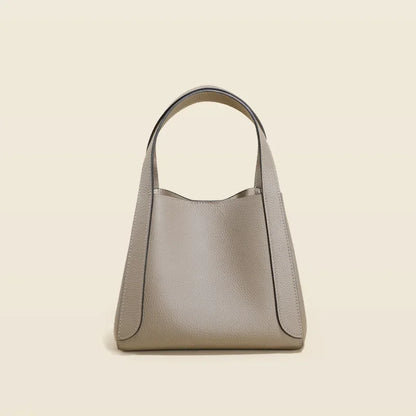 First Layer Cowhide Bag Spring Style Genuine Leather Women's Vegetable Basket Bucket Bags Designer Bag  Luxury Bag