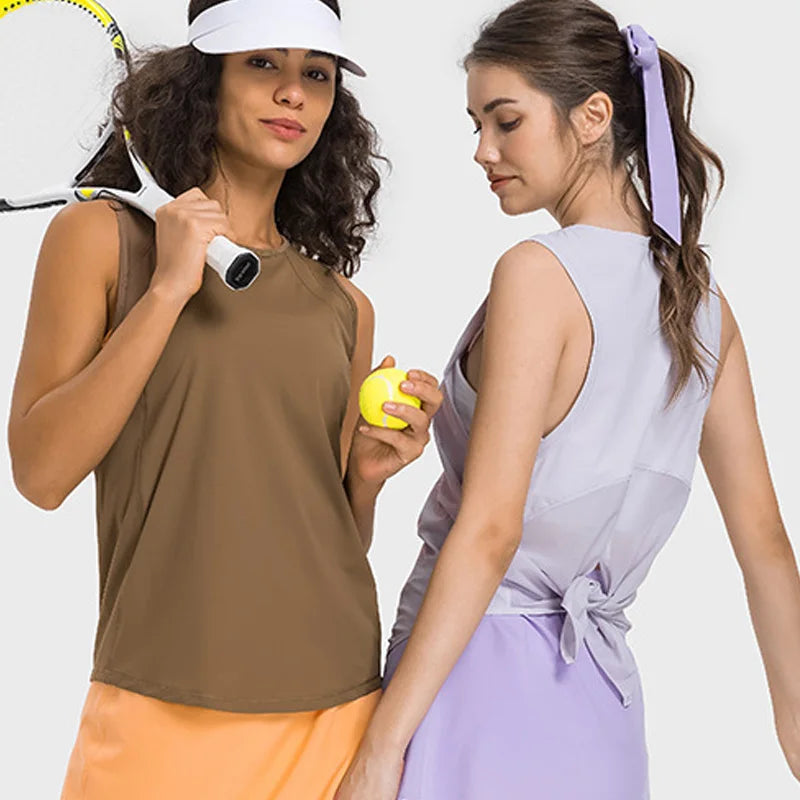 Fitness Vest Running Women's Strap Breathable Loose Sleeveless Top
