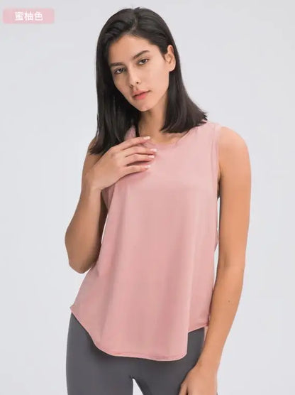Fitness Vest Running Women's Strap Breathable Loose Sleeveless Top