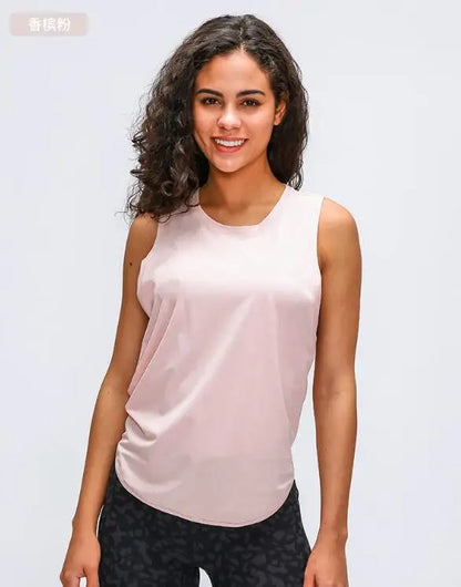 Fitness Vest Running Women's Strap Breathable Loose Sleeveless Top
