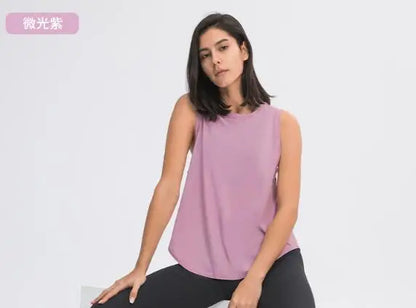 Fitness Vest Running Women's Strap Breathable Loose Sleeveless Top