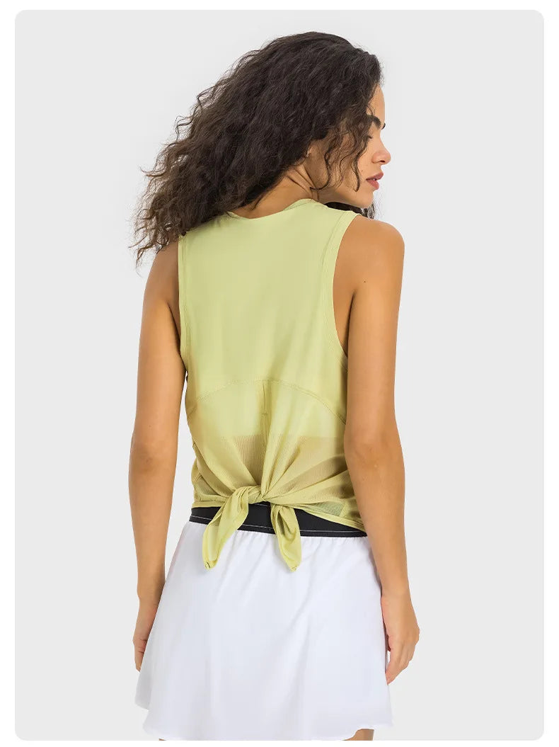 Fitness Vest Running Women's Strap Breathable Loose Sleeveless Top