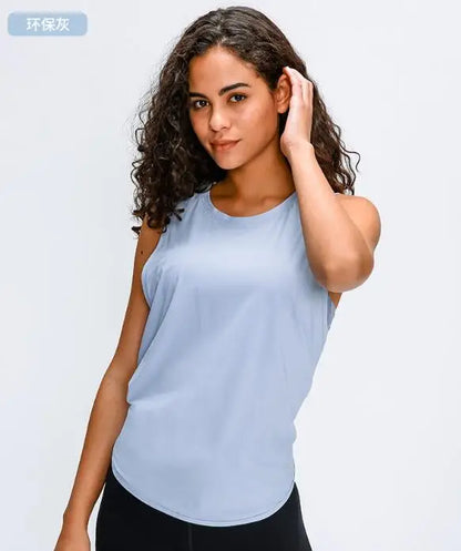 Fitness Vest Running Women's Strap Breathable Loose Sleeveless Top