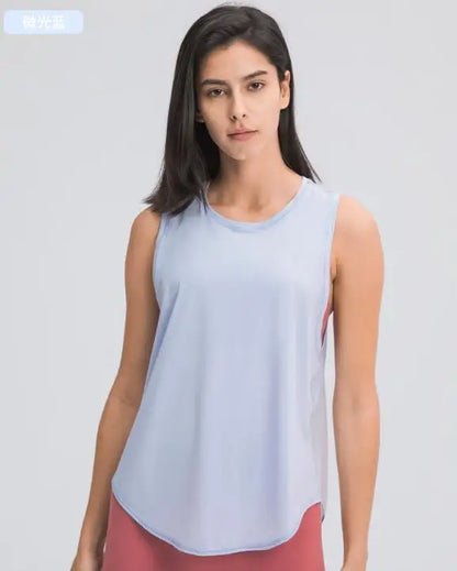 Fitness Vest Running Women's Strap Breathable Loose Sleeveless Top