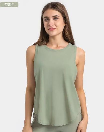 Fitness Vest Running Women's Strap Breathable Loose Sleeveless Top
