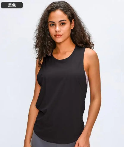 Fitness Vest Running Women's Strap Breathable Loose Sleeveless Top