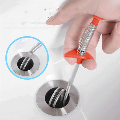 Flexible Pipeline Dredge Four-jaw Fetcher Picker Sewer Garbage Clamp Sewer Drain Cleaners Kitchen Cleaning Tools Drop Shipping
