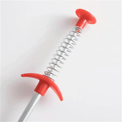 Flexible Pipeline Dredge Four-jaw Fetcher Picker Sewer Garbage Clamp Sewer Drain Cleaners Kitchen Cleaning Tools Drop Shipping