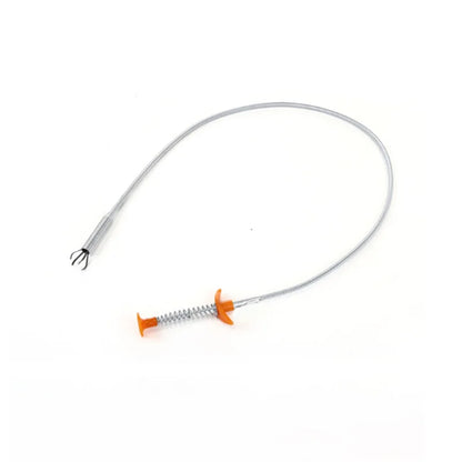 Flexible Pipeline Dredge Four-jaw Fetcher Picker Sewer Garbage Clamp Sewer Drain Cleaners Kitchen Cleaning Tools Drop Shipping