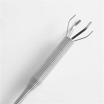 Flexible Pipeline Dredge Four-jaw Fetcher Picker Sewer Garbage Clamp Sewer Drain Cleaners Kitchen Cleaning Tools Drop Shipping