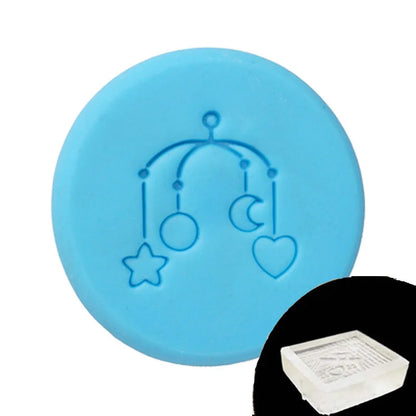 Flower Leaves and Tree Pattern Stamp, Home Cleaning Natural Seal, Acrylic Transparent Imprint Soap Stamp, Handmade  Chapter