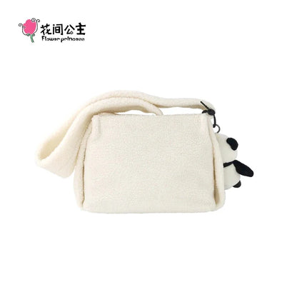 Flower Princess B+W Women's Bag New 2024 Trend Fashion Designer White Cute Small Crossbody Shoulder Brand Female Bags for Women