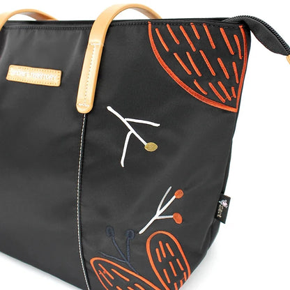 Flower Princess Brand Secret Territory 2024 Women's New Fashion Black Large Big Nylon Cloth Handbag Shoulder Tote Female Bag