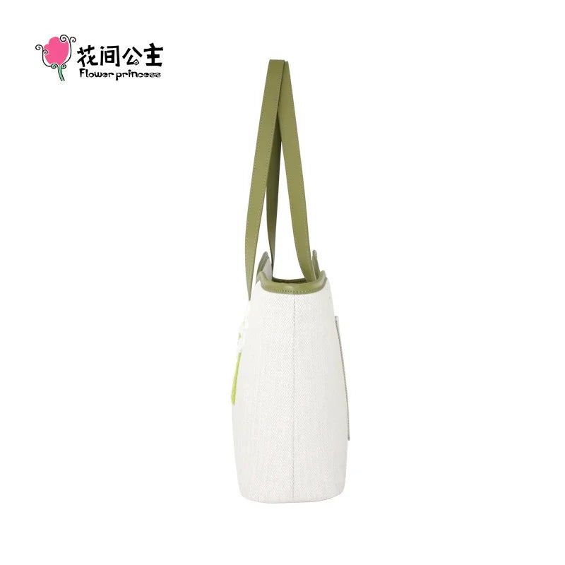 Flower Princess Bright Women's 2024 Trend Designer Wave Shoulder Handbag Fashion Female Bags for Women Ladies