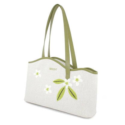 Flower Princess Bright Women's 2024 Trend Designer Wave Shoulder Handbag Fashion Female Bags for Women Ladies