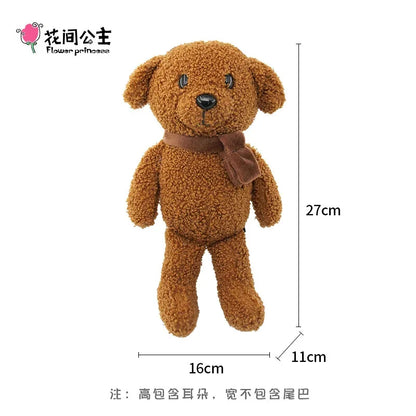 Flower Princess Cute Pet Family Women's Winter 2024 New in Three-dimensional Doll Crossbody Plush Headphone Bags