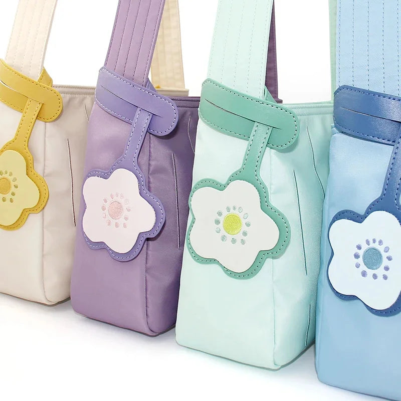 Flower Princess Daybreak Women's 2024 Trend Fashion Versatile Nylon Cloth Shoulder Underarm New in Bags for Women