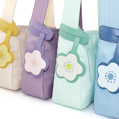 Flower Princess Daybreak Women's 2024 Trend Fashion Versatile Nylon Cloth Shoulder Underarm New in Bags for Women