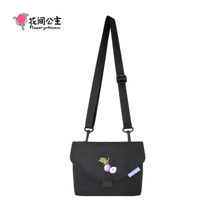 Flower Princess Fruit Women's 2024 Trend Small Nylon Designer Fashion Crossbody Messenger Phone Female Bags for Women