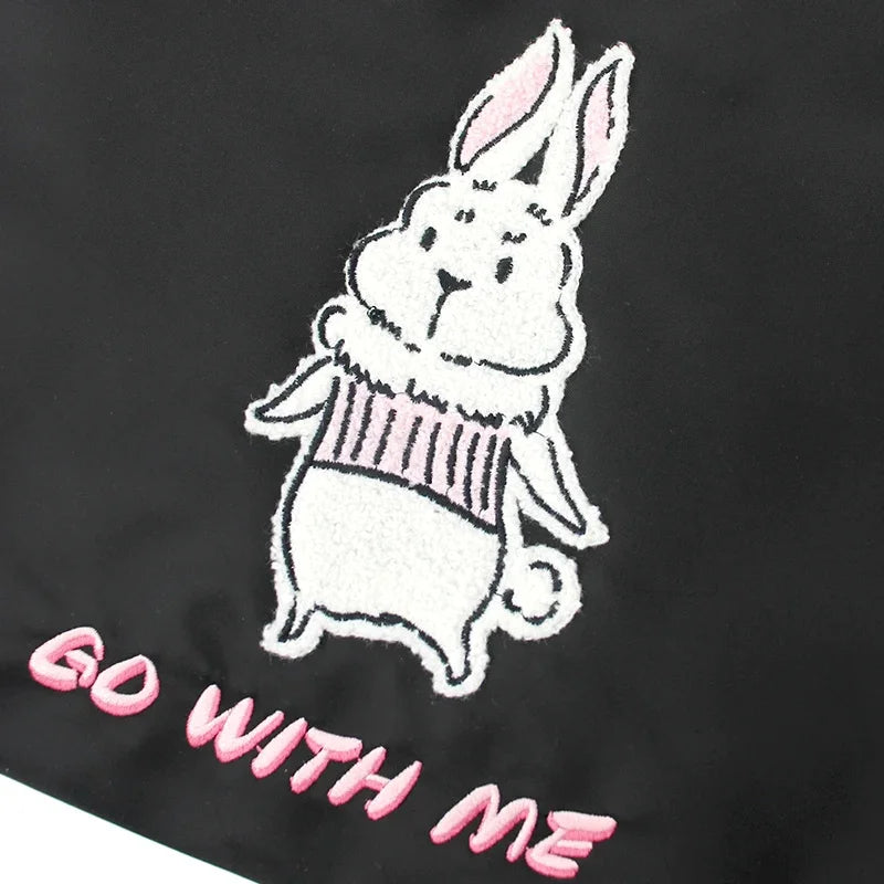Flower Princess GO WITH ME New 2024 Female Shoulder Women's Bag Woman Designer Cute Pink Big Nylon Handbags Tote Bags for Women