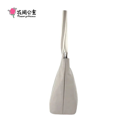 Flower Princess Gentle Cat Women's Bag 2024 Trend New in Fashion Autumn Winter Original Niche Nylon Shoulder Tote Bags for Women