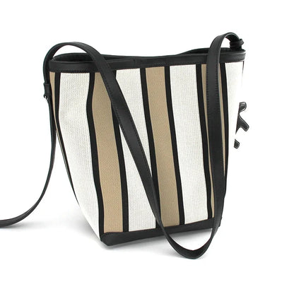 Flower Princess Journey Women's Bag 2024 Trend Commuting Fashion Knitted Bucket Tote Female New in Crossbody Bags for Women