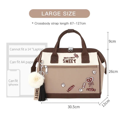 Flower Princess Messenger Crossbody Women Shoulder Luxury Handbags Female Bags Designer Ladies Handbag 2024 Fashion