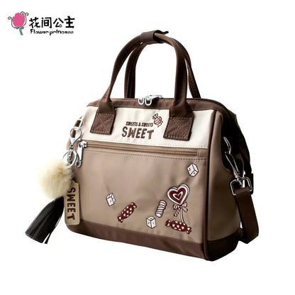 Flower Princess Messenger Crossbody Women Shoulder Luxury Handbags Female Bags Designer Ladies Handbag 2024 Fashion